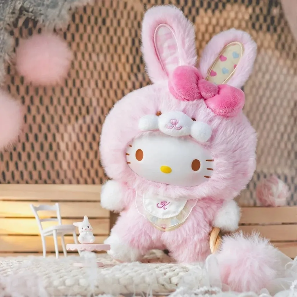 免運 TOPTOY 三麗鷗家族 精靈兔寶寶 搪膠毛絨 盲盒 公仔 吊飾 禮物 掛件-細節圖2