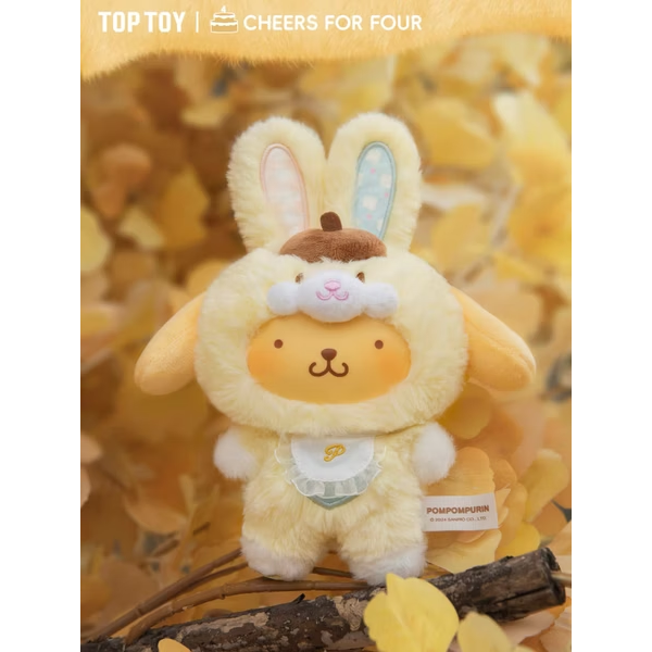 免運 TOPTOY 三麗鷗家族 精靈兔寶寶 搪膠毛絨 盲盒 公仔 吊飾 禮物 掛件-細節圖5