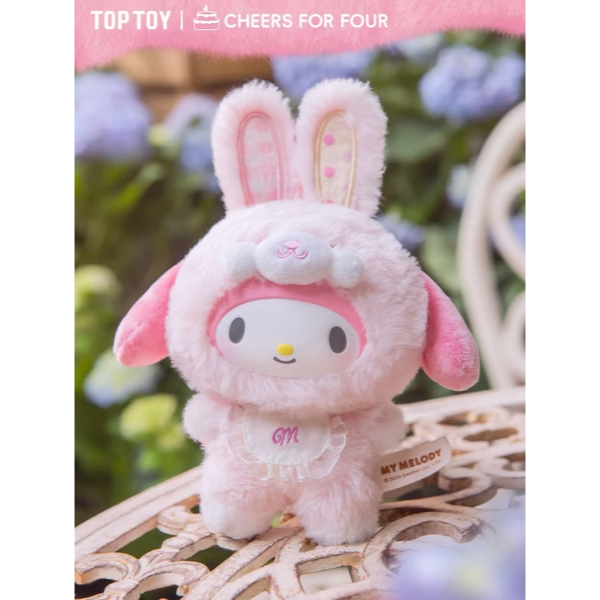 免運 TOPTOY 三麗鷗家族 精靈兔寶寶 搪膠毛絨 盲盒 公仔 吊飾 禮物 掛件-細節圖6