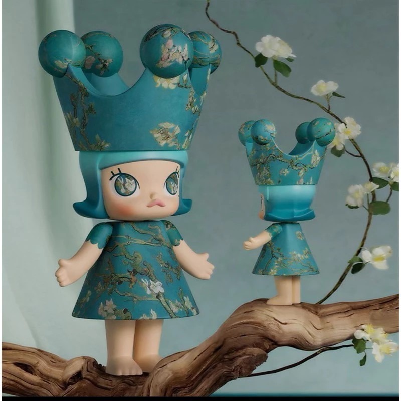 POPMART 泡泡瑪特 MOLLY 400% 梵古博物館 杏花公主 梵高-細節圖4