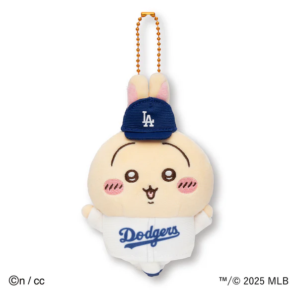 日本代購 吉伊卡哇 × MLB TOKYO SERIES 2025 棒球系列 道奇隊 芝加哥 小熊隊 吊飾 掛件 棒球-規格圖4