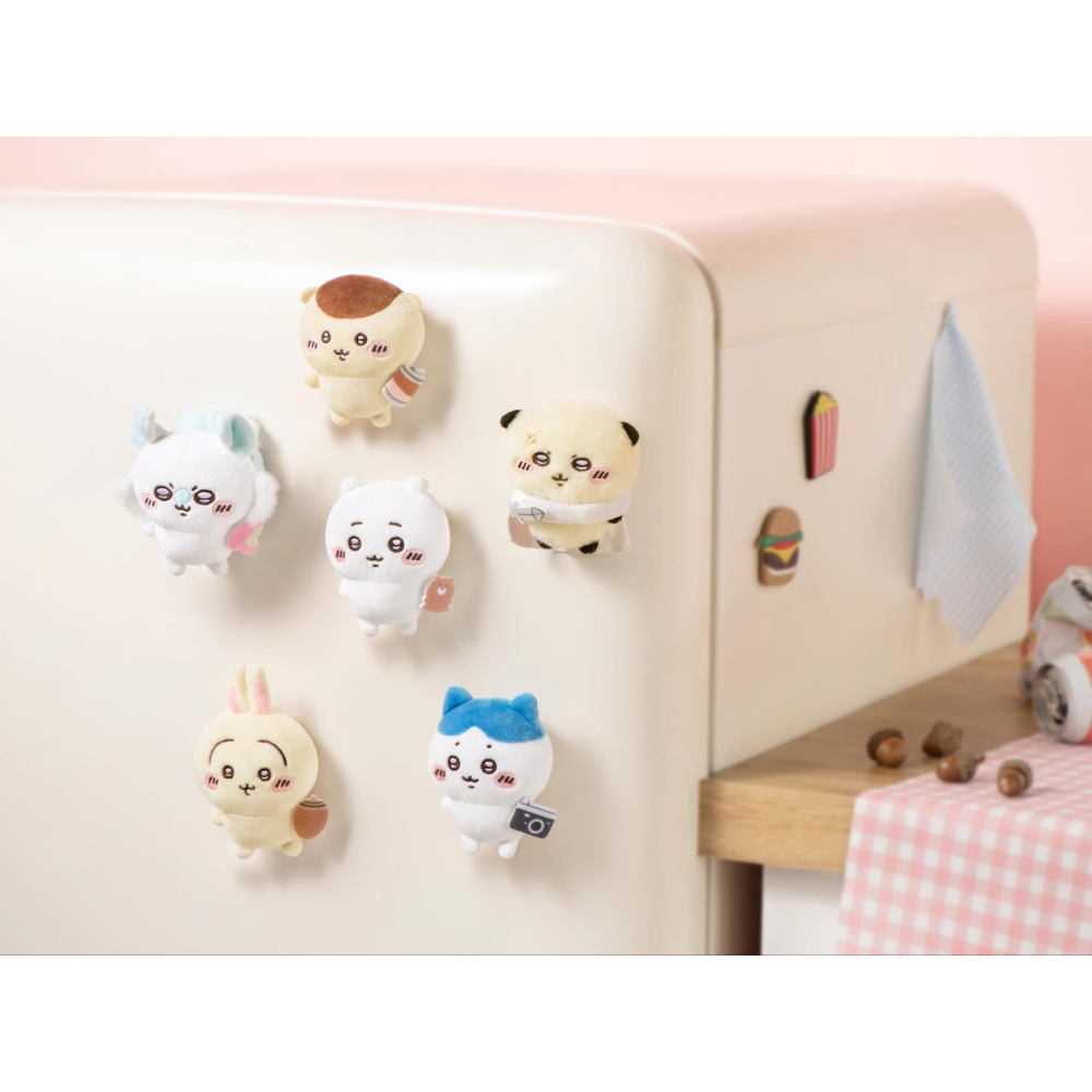 吉伊卡哇 Chiikawa 小小守護系列 毛絨冰箱貼 冰箱磁鐵 盲盒-細節圖2