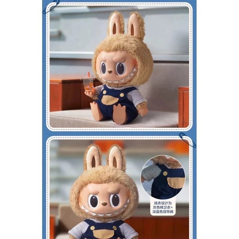 POPMART 泡泡瑪特 ✨ 現貨 LABUBU 一代 ✨Time to chill 糖膠毛絨公仔-細節圖4