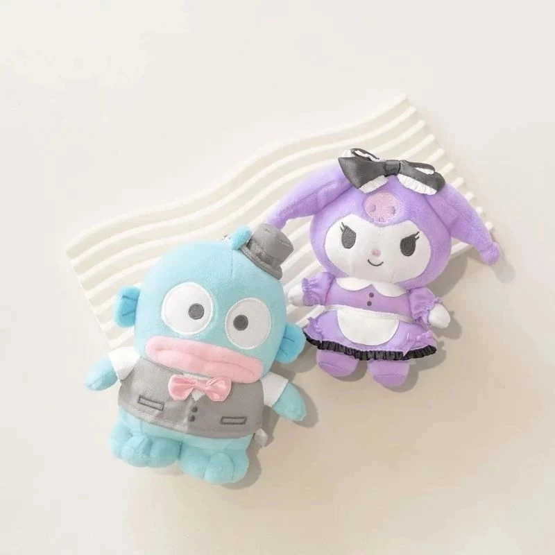 現貨 7-11 三麗鷗 下午茶系列 毛絨吊飾 盲盒 漢頓 醜魚 Kitty 庫洛米 布丁狗-細節圖3