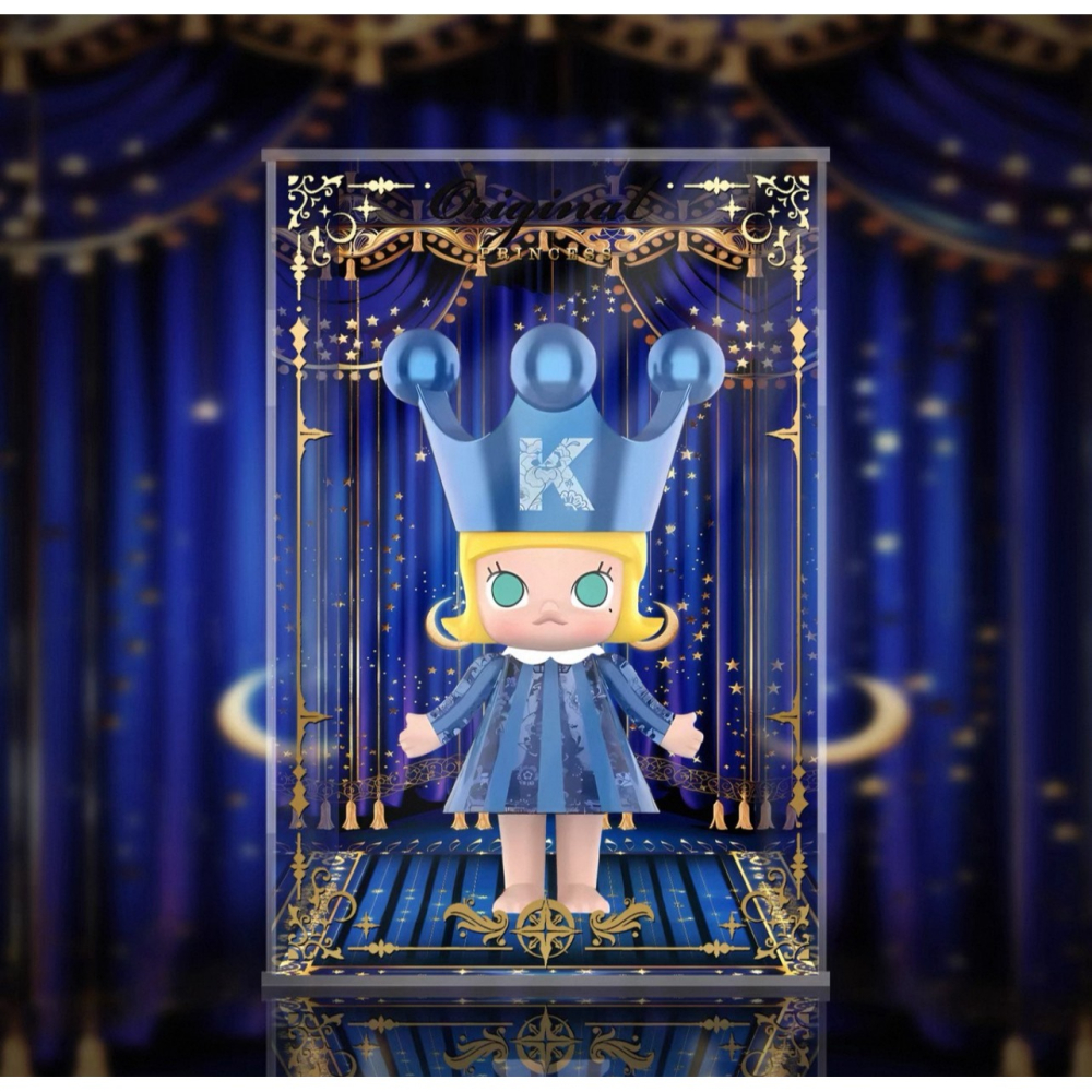 POPMART泡泡瑪特Molly400%公主展示盒 穆夏 敦煌 誕生粉 誕生藍 天星 蜷川實花 杏花 美林 氣泡 睡蓮-細節圖4