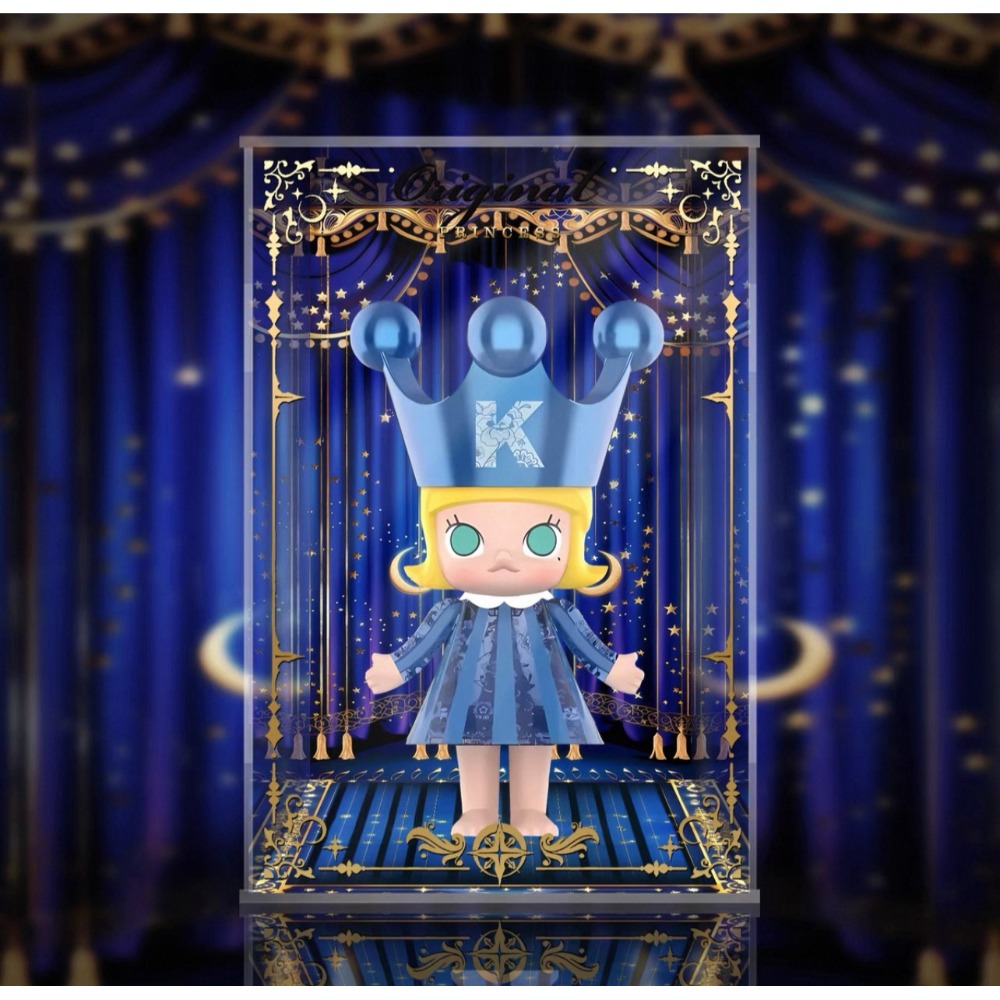 POPMART泡泡瑪特Molly400%公主展示盒 穆夏 敦煌 誕生粉 誕生藍 天星 蜷川實花 杏花 美林 氣泡 睡蓮-規格圖11