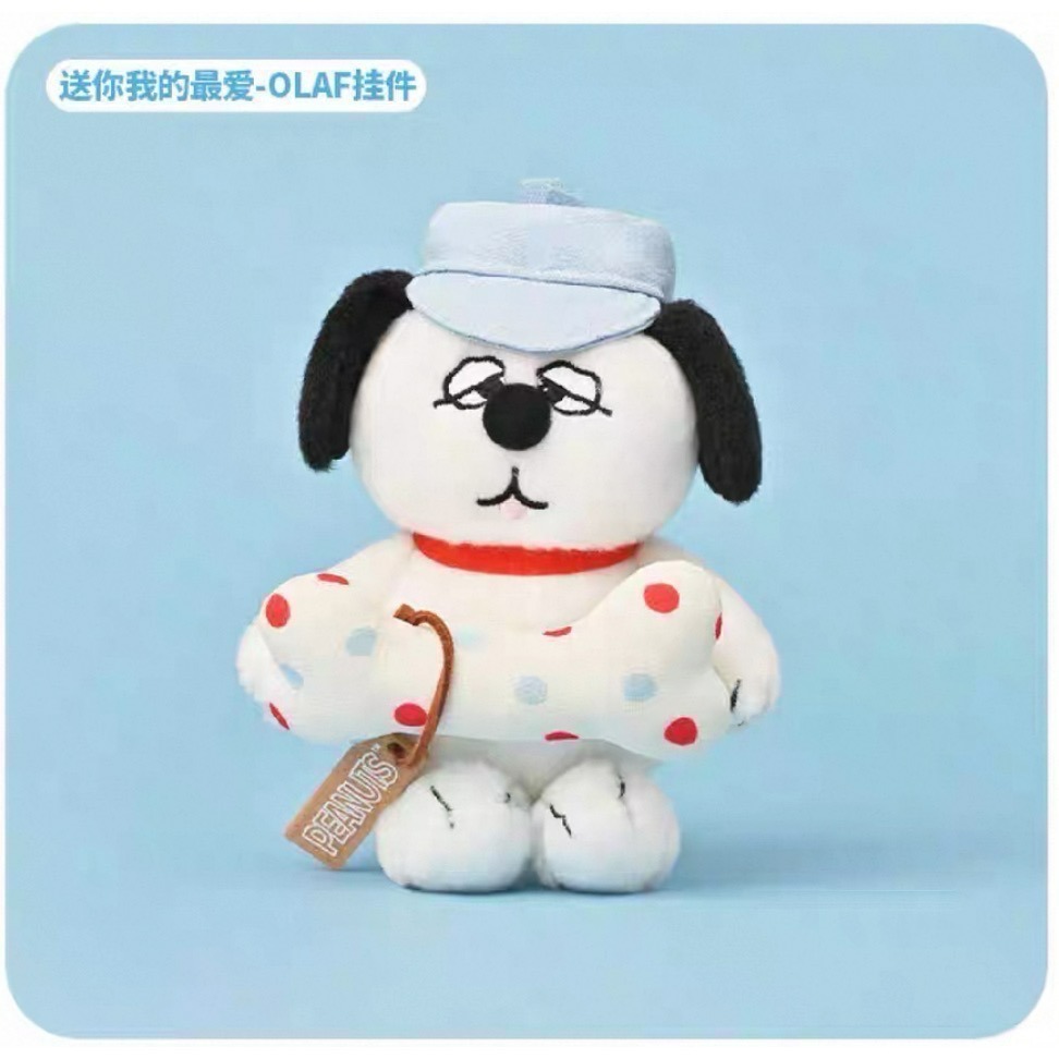 慶祝日限定🎉 歐拉夫 olaf 史努比 ANDY 吊飾 掛件 禮物盒 骨頭 皇冠 蛋糕-細節圖5