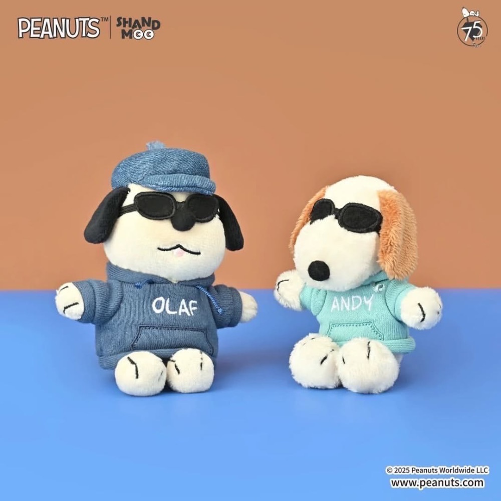 山莫 在路上系列 歐拉夫 奧拉夫 Andy 掛件 吊飾 毛絨公仔-細節圖2