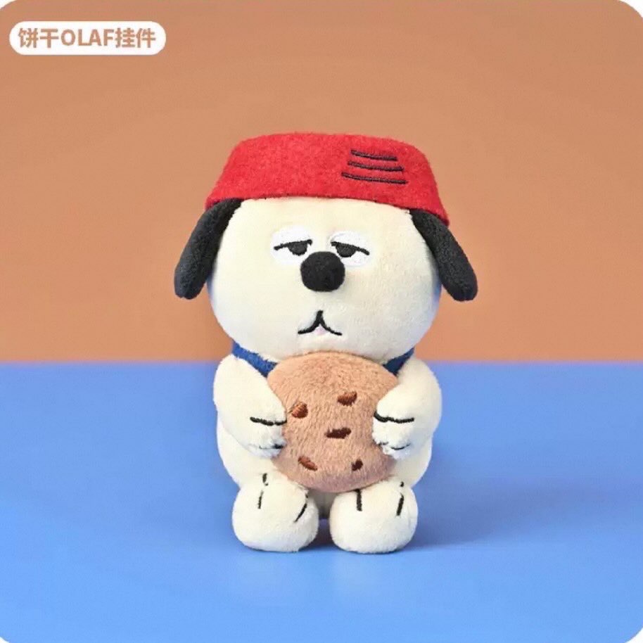 山莫 在路上系列 歐拉夫 奧拉夫 Andy 掛件 吊飾 毛絨公仔-細節圖7