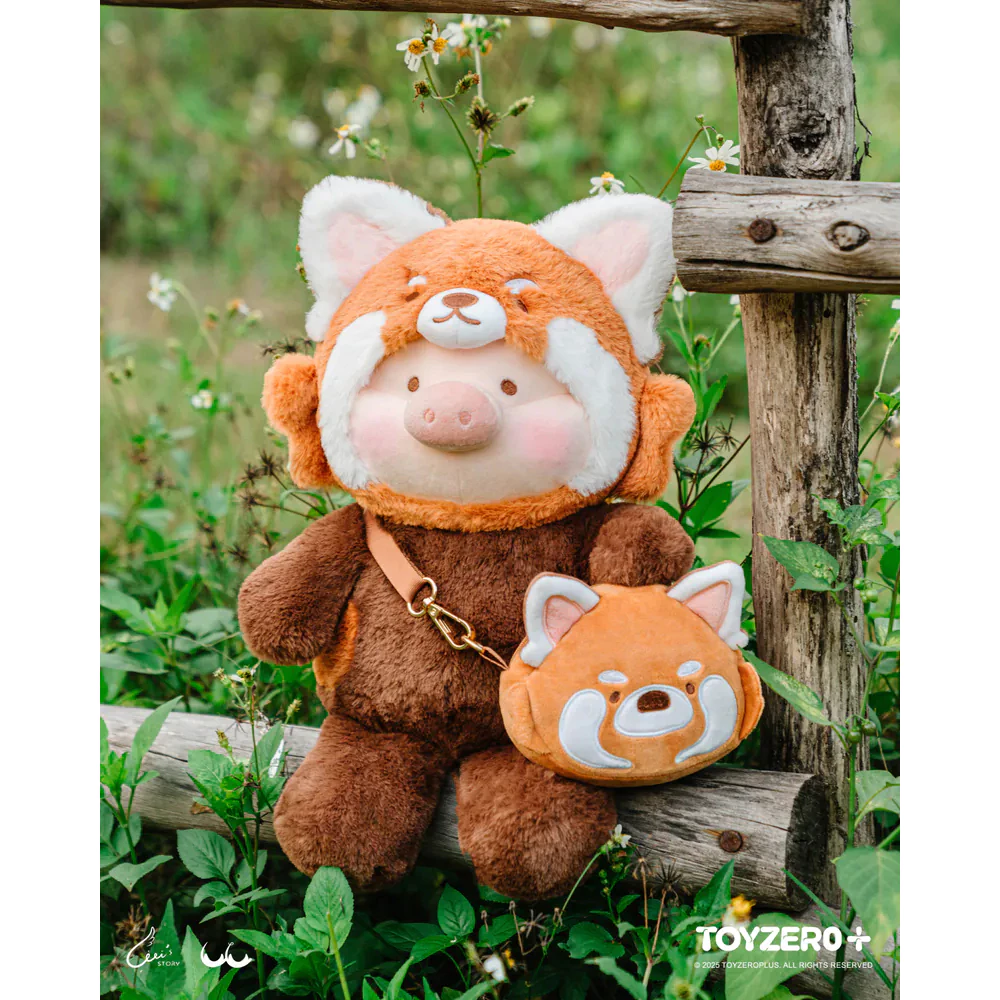 罐頭豬LuLu 動物派對 Lu毛絨公仔 小熊貓 大熊貓 無尾熊 長頸鹿 玩具反斗城限定款-規格圖9