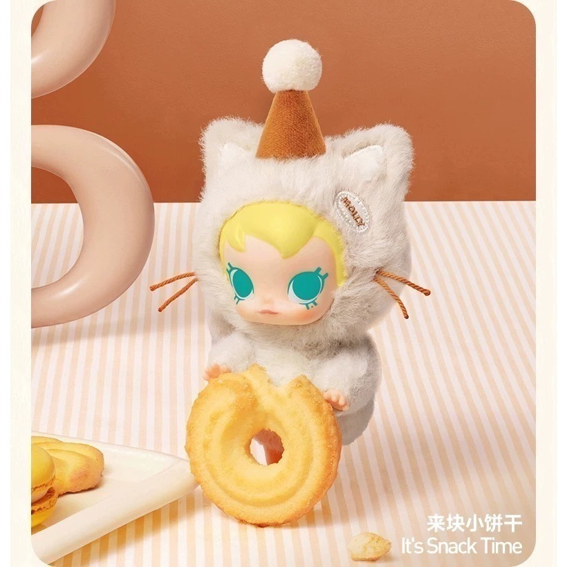 泡泡瑪特 Baby Molly 口袋朋友 搪膠毛絨掛件 貓咪 盲盒-細節圖10