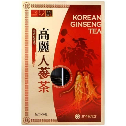 韓國 高麗人蔘茶 3g×100包/盒