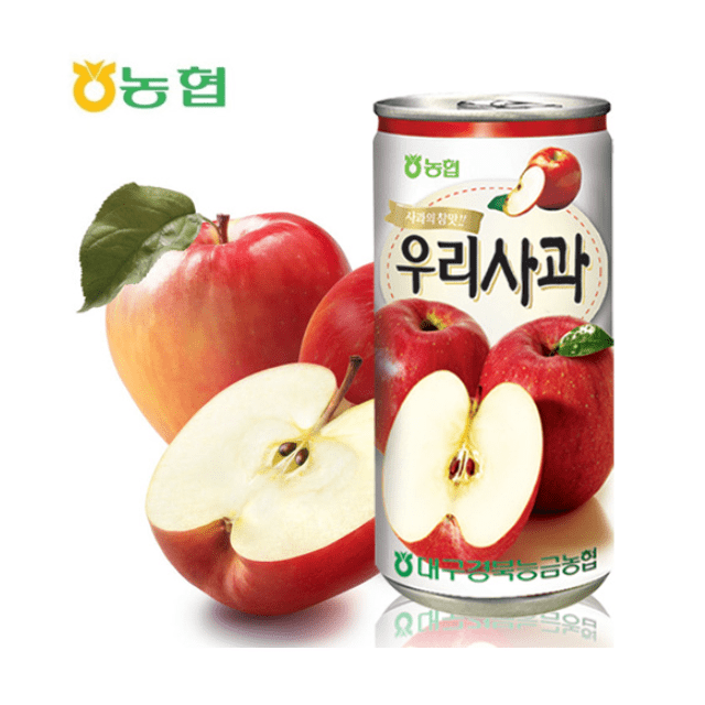 韓國 農協 青梅/蘋果果汁 175mlx15罐/盒-細節圖2