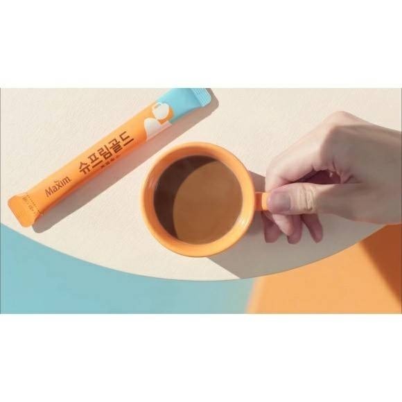 韓國 Maxim 三合一咖啡-濃厚拿鐵風味 13.5gx100入/盒-細節圖3