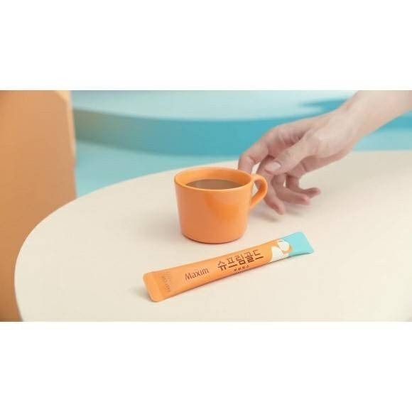 韓國 Maxim 三合一咖啡-濃厚拿鐵風味 13.5gx100入/盒-細節圖4