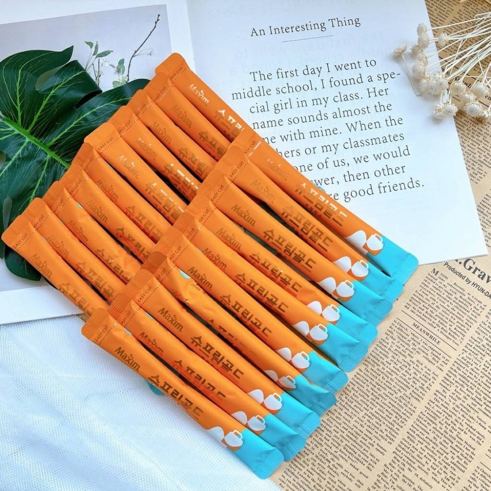 韓國 Maxim 三合一咖啡-濃厚拿鐵風味 13.5gx100入/盒-細節圖5