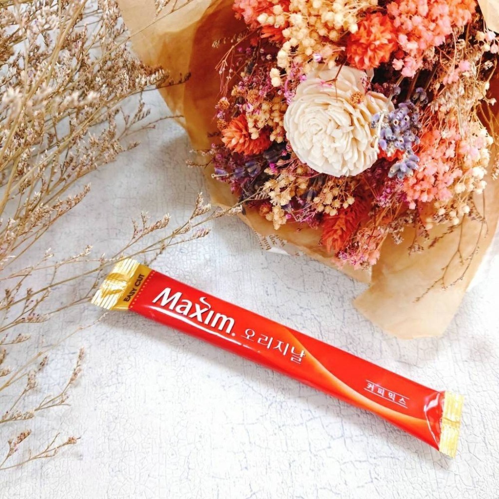 韓國 DongSuh Maxim 三合一咖啡（紅色原味）100入/盒-細節圖2