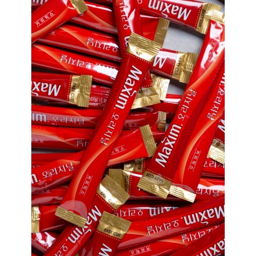 韓國 DongSuh Maxim 三合一咖啡（紅色原味）100入/盒-細節圖3