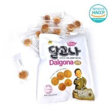 韓國 HANULFOOD 懷舊棒棒糖(椪糖口味) 55g/包-細節圖3