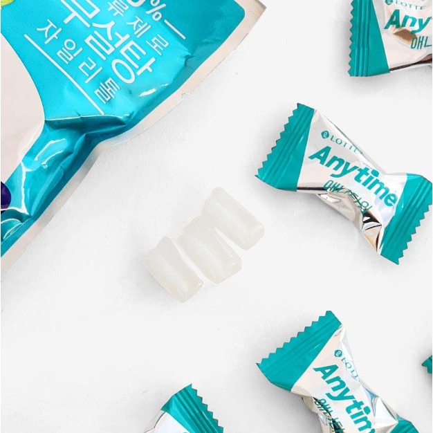 韓國 LOTTE 樂天  Anytime 牛奶薄荷三層糖 92公克/包-細節圖3