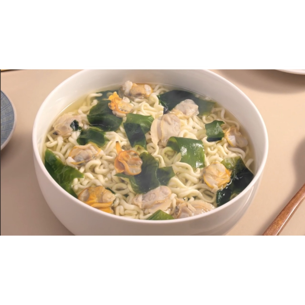 韓國 八道 PALDO 蛤蜊海帶湯麵 (110公克*4包)/袋(整袋販售)-細節圖3