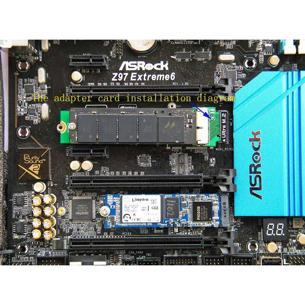 2014 2013 APPLE MACBOOK A1466 A1465 SSD轉 桌機 M.2 NGFF接卡-細節圖5