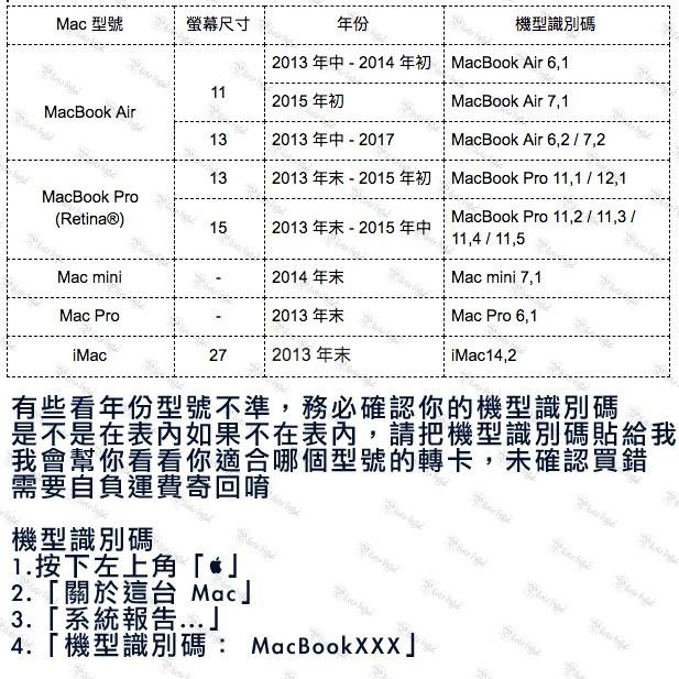 MAC SSD iMAC Macbook AIR PRO 轉接 卡 硬碟擴充 一般 硬碟 支援 NVME-細節圖6
