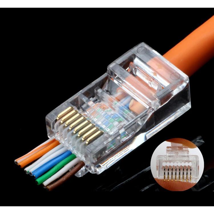 穿孔 穿透 通孔 式  網路 鉗 夾線 工具 8P 6P 壓線 鉗 器 剝線鉗 夾線鉗 CAT5e CAT6 RJ45-細節圖5