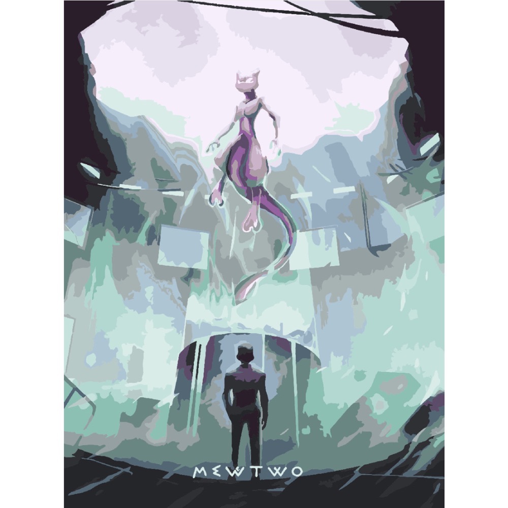 超夢（數字油畫） - 畫中有話零基礎油畫工作室- iOPEN Mall