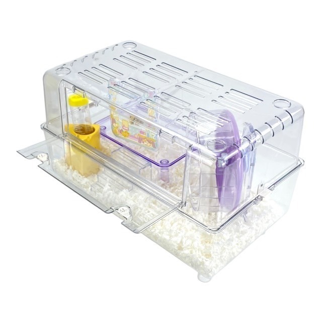 速出 50籠 透明倉鼠籠 倉鼠水晶籠 倉鼠科養籠 倉鼠壓克力籠 倉鼠飼養箱 寵物籠 小寵透明 寵物透明 小寵籠 鼠籠-細節圖5