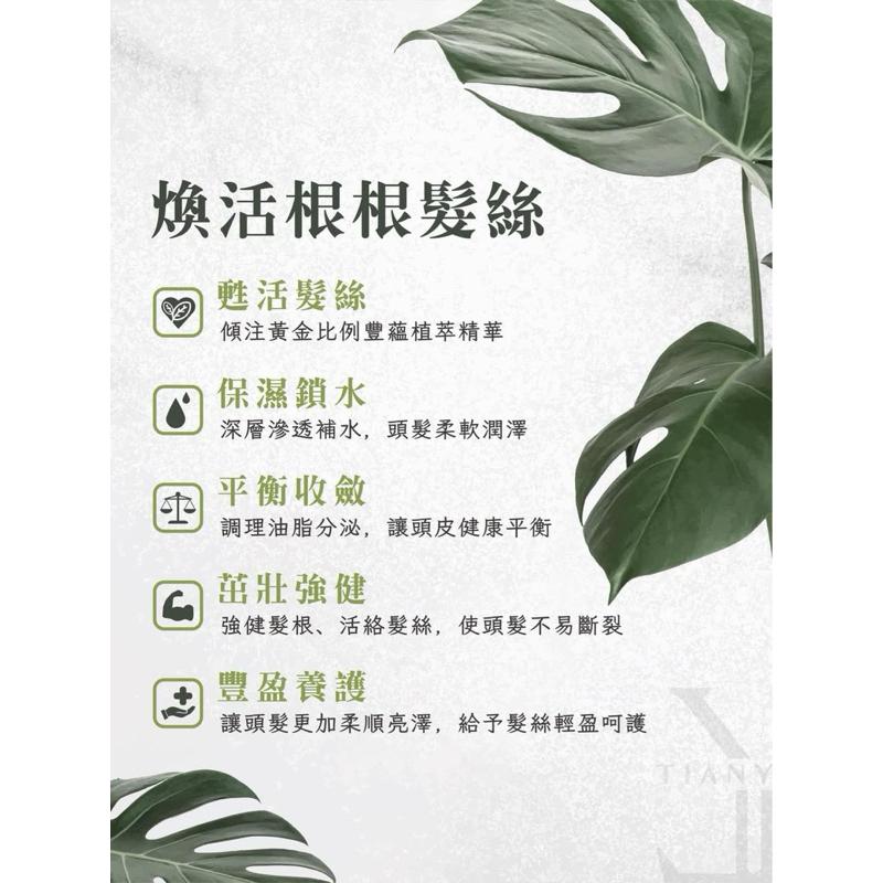 🔥滿額免運中🔥TIANYANG．L 萃植養護 深淨洗髮精 清爽控油 飄逸蓬鬆 保濕自然無香味款-細節圖4