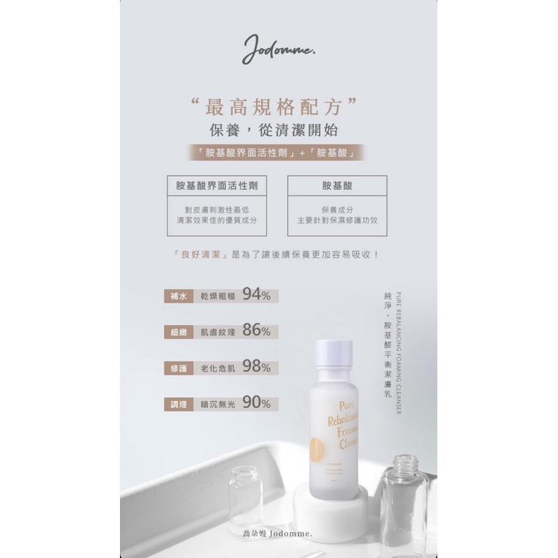 🔥滿額免運中🔥喬朵Jodomme『純淨．胺基酸平衡潔膚乳』～粉刺殺手 保濕 鎖水 潔淨 修護 洗臉 洗面乳-細節圖5