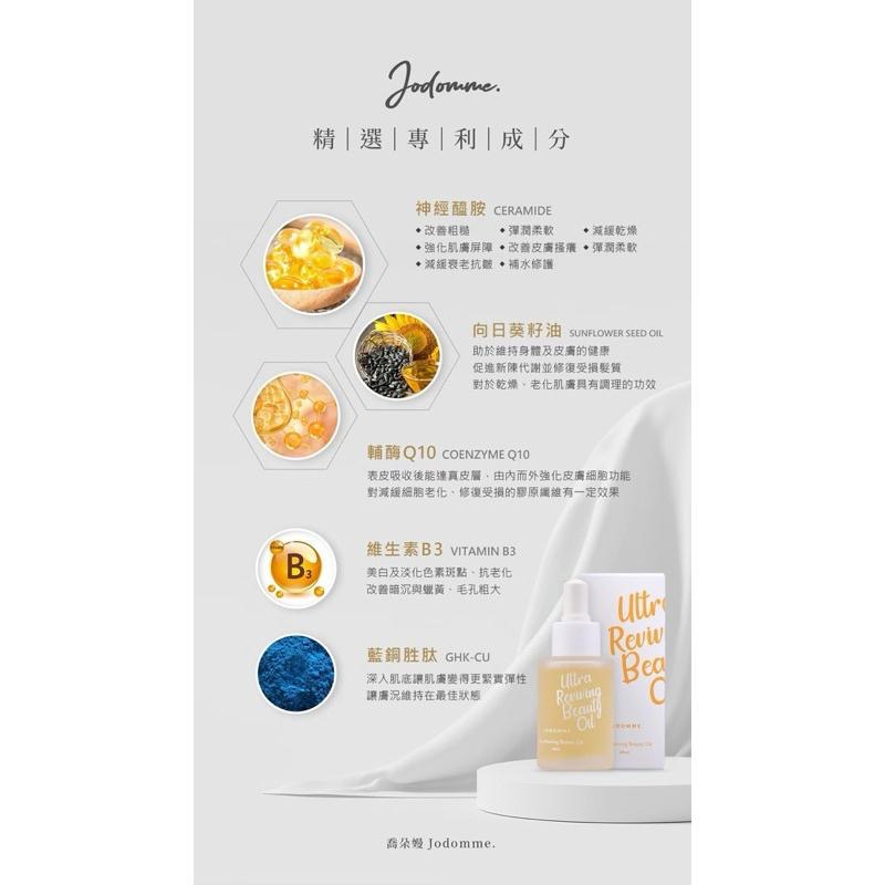 🔥滿額免運中🔥喬朵Jodomme『全能 ‧ 柔膚修護精粹』獨家油+水精華 保養油 髮油 身體油-細節圖8