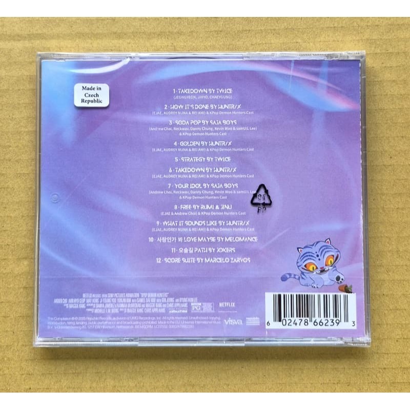 【內附小卡】KPOP 獵魔女團 動畫原聲帶CD 進口全新 KPop Demon Hunters-細節圖2