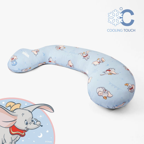 Hugsie 涼感 小飛象系列孕婦枕【金寶貝】月亮枕 哺乳枕 側睡孕婦枕