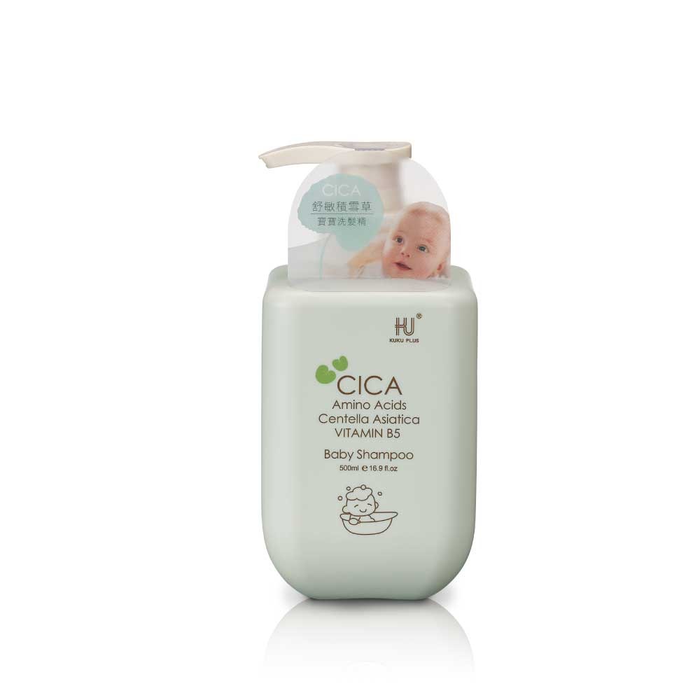 KUKU 酷咕鴨 PLUS 舒敏積雪草寶寶洗髮精 500ml【金寶貝 226911】KU1152-細節圖2