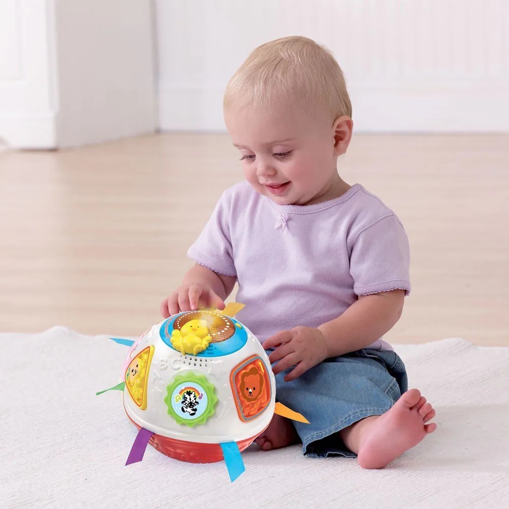 Vtech 動物派對聲光滾滾球【金寶貝 227625】音樂球-細節圖2