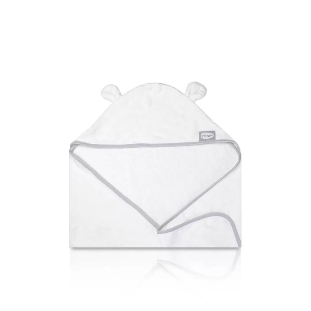 Shnuggle 連帽圍裙嬰兒浴巾【金寶貝】萬用巾 毛巾 澡巾 口水巾(竹纖維抗菌)-細節圖5