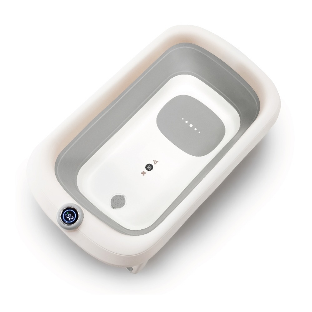 KUKU PLUS 酷咕鴨 豪華型感溫折疊浴盆【金寶貝】KU1160 澡盆-規格圖5