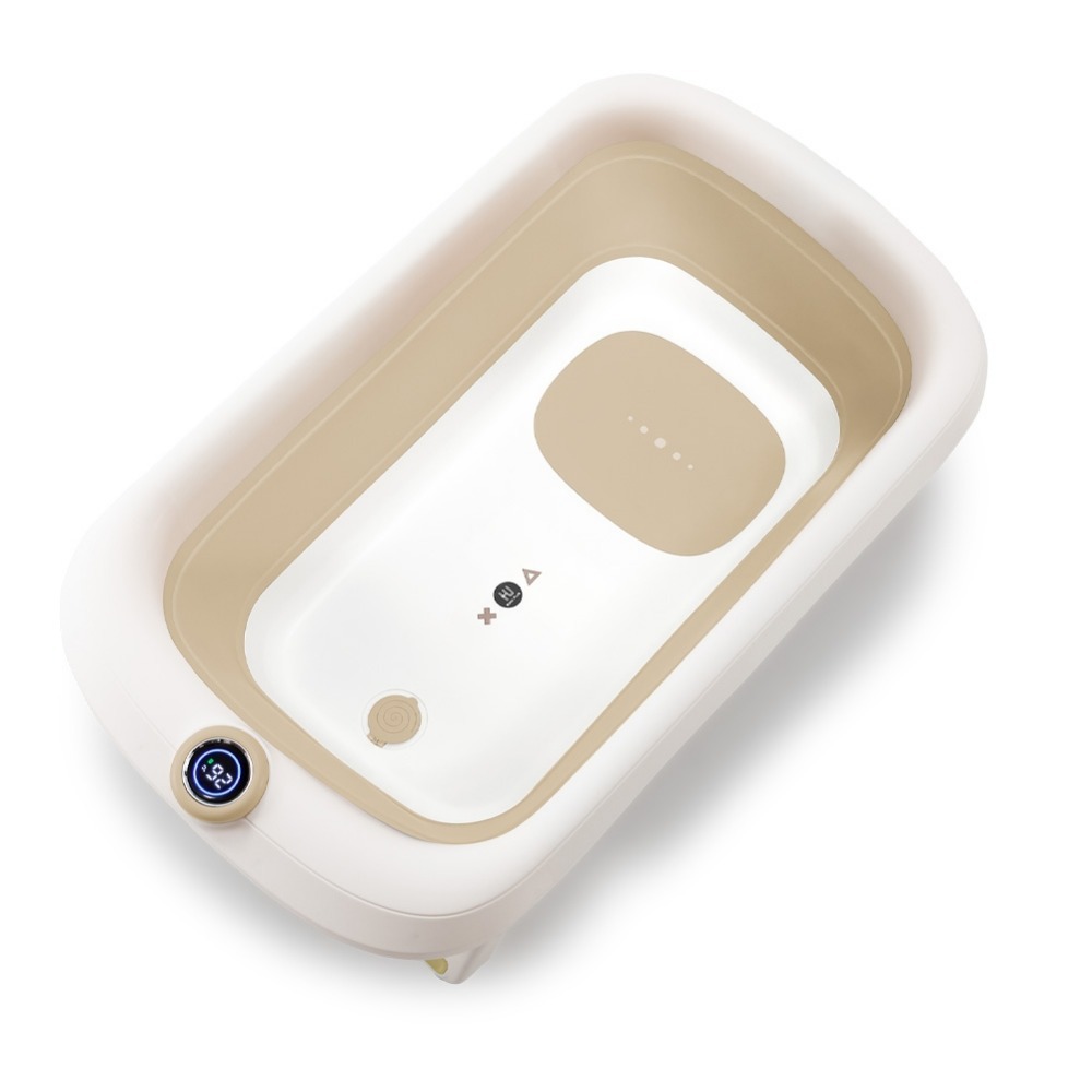 KUKU PLUS 酷咕鴨 豪華型感溫折疊浴盆【金寶貝】KU1160 澡盆-規格圖5