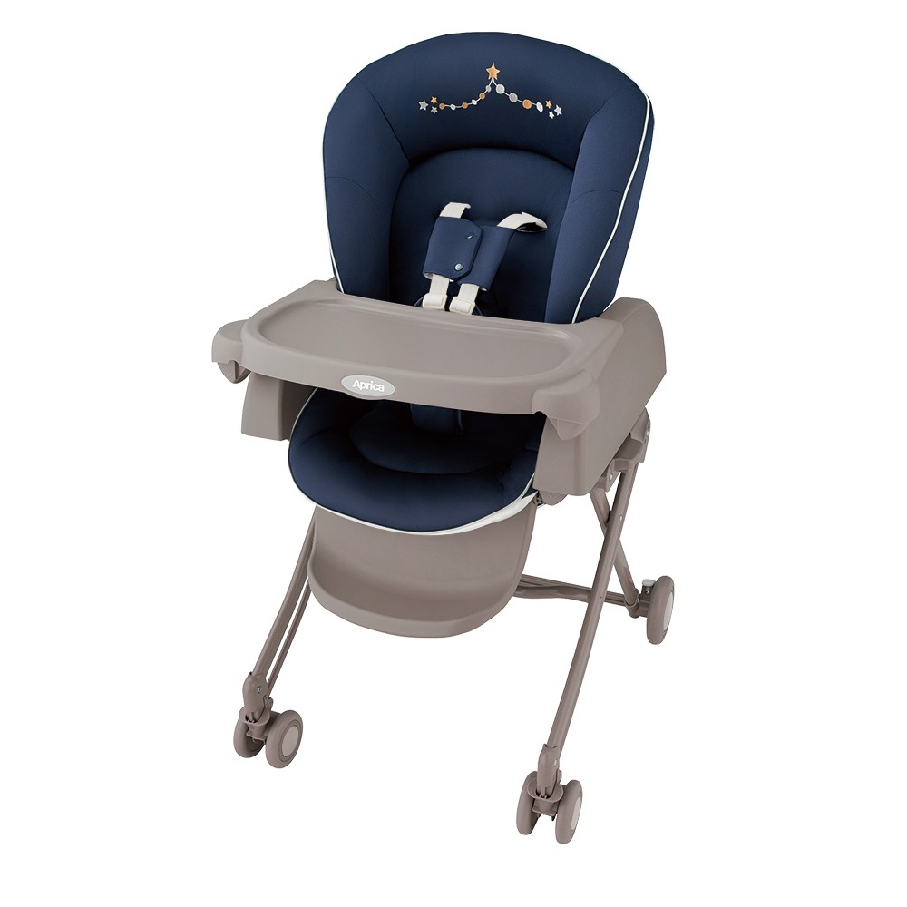 Aprica 愛普力卡 YuraLism Smart 標準款-藍海樂園【金寶貝】(0-4歲手動安撫搖床 餐搖床椅 餐搖椅-細節圖2