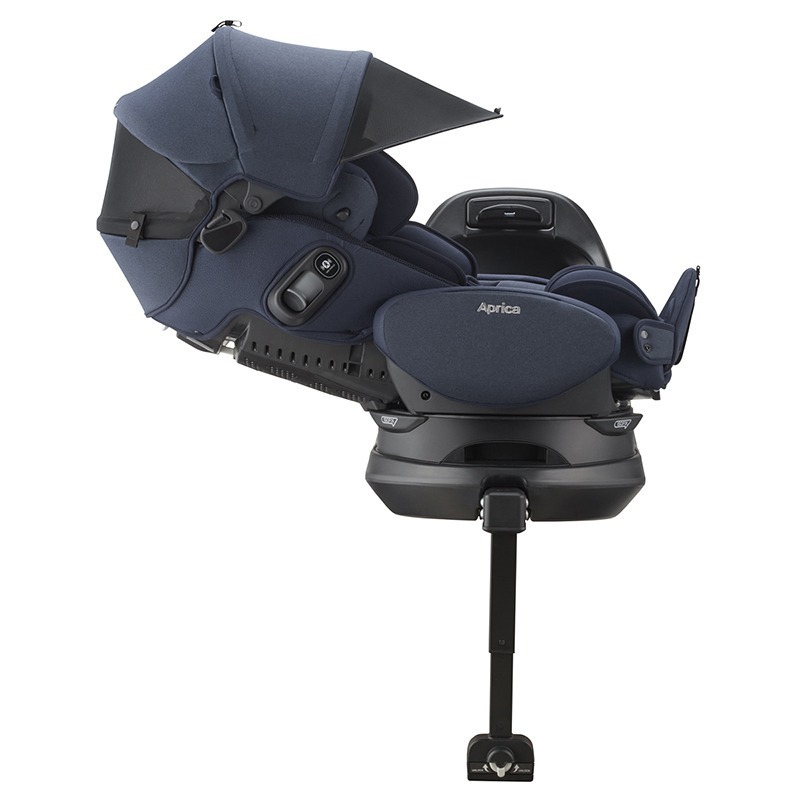 Aprica 愛普力卡 Fladea Grow EVER Premium ISOFIX 0-4歲360度旋轉磁吸扣平躺汽-細節圖2