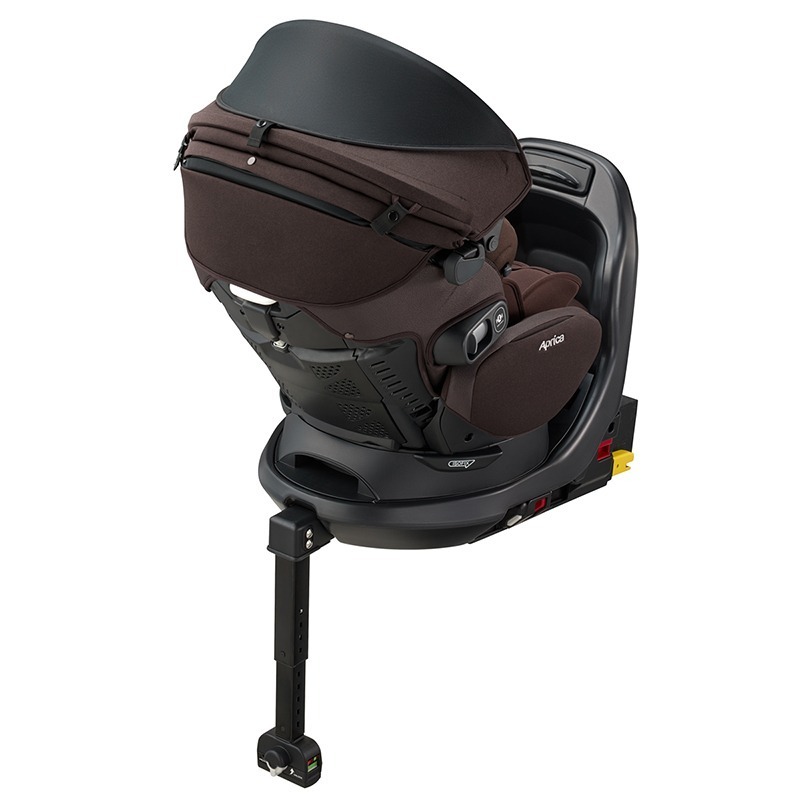 Aprica 愛普力卡 Fladea Grow EVER Premium ISOFIX 0-4歲360度旋轉磁吸扣平躺汽-細節圖6