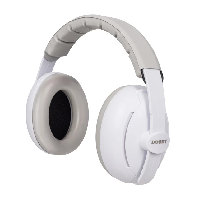 Dooky 嬰幼兒二合一護耳耳罩-白色【金寶貝 228212】(保護寶貝耳朵)-細節圖4