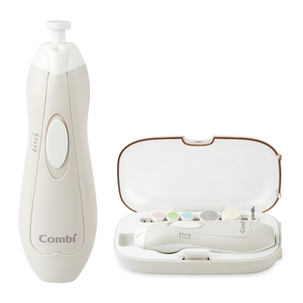 Combi 康貝 MiniCare親子電動磨甲機 (粉/米)【金寶貝】指甲剪 磨甲器-細節圖3