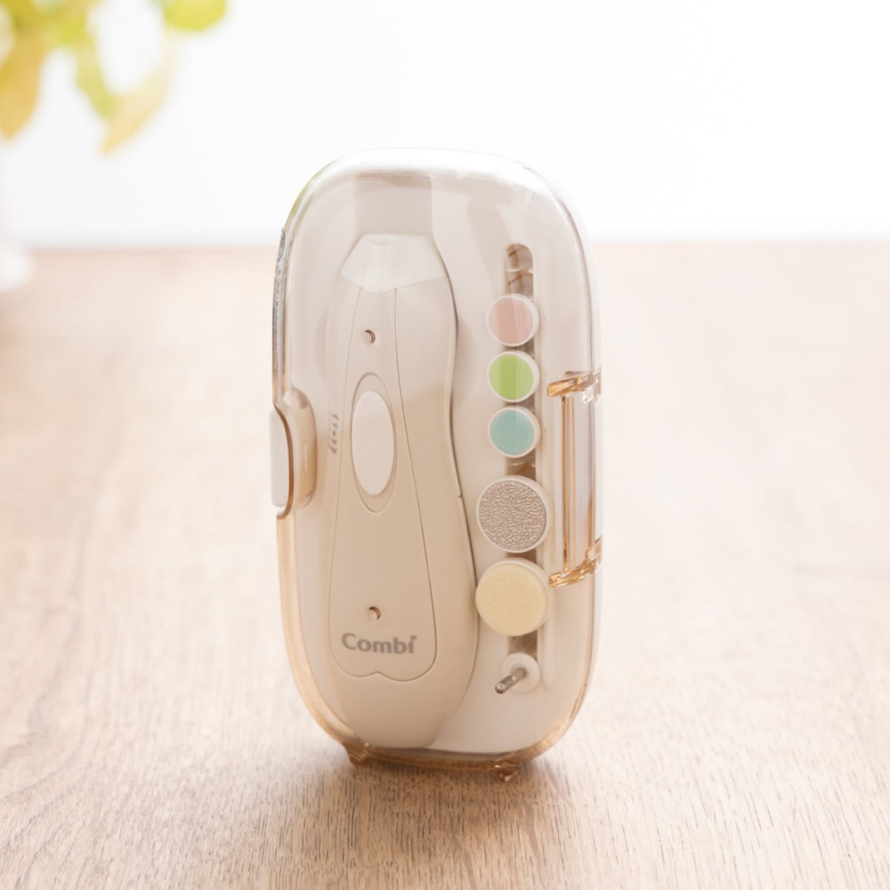Combi 康貝 MiniCare親子電動磨甲機 (粉/米)【金寶貝】指甲剪 磨甲器-細節圖7