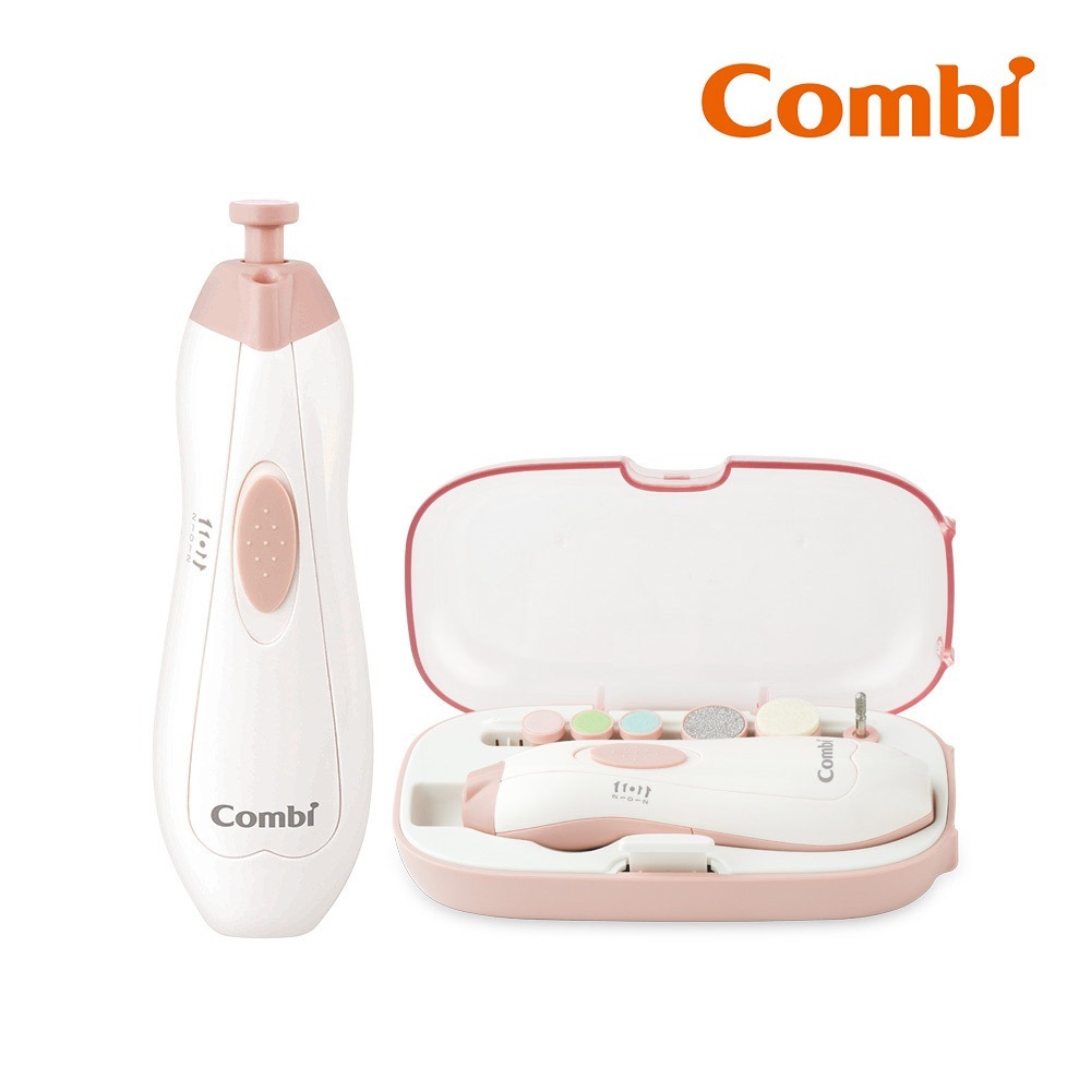 Combi 康貝 MiniCare親子電動磨甲機 (粉/米)【金寶貝】指甲剪 磨甲器-規格圖7