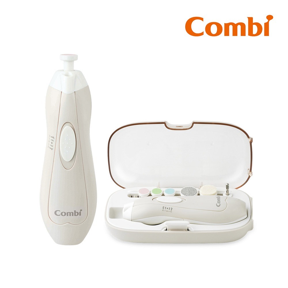 Combi 康貝 MiniCare親子電動磨甲機 (粉/米)【金寶貝】指甲剪 磨甲器-規格圖7