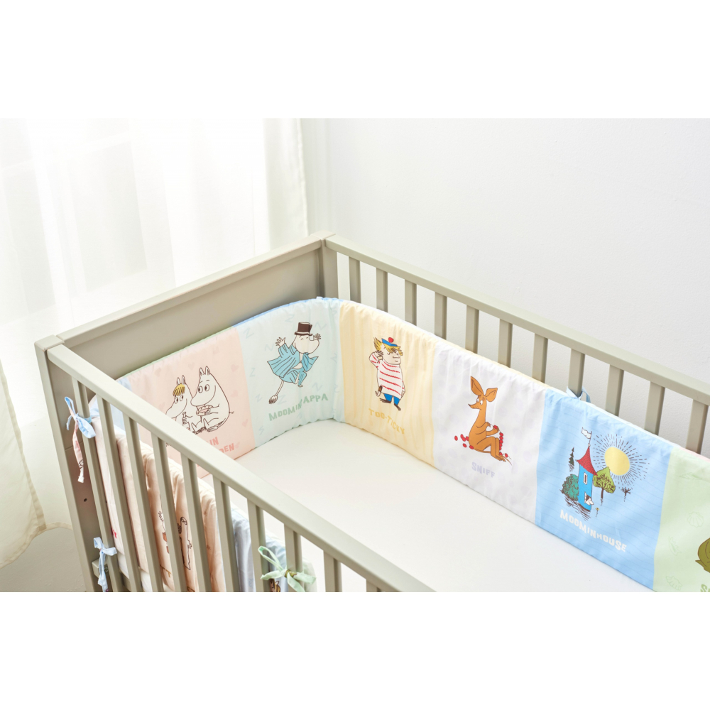 HugsieBABY 防撞嬰兒床圍-姆明家族系列(300公分) 嬰兒床圍欄【金寶貝 228225】-細節圖3