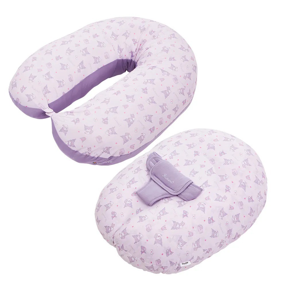 unilove Hopo多功能孕哺枕-竹纖涼感三麗鷗聯名系列(枕套+枕芯)【金寶貝】月亮枕、孕婦枕、寶寶沙發-細節圖8